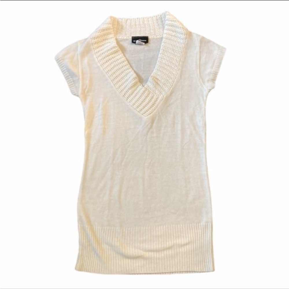 Womens Short Sleeve Sweater
